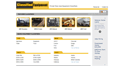 Desktop Screenshot of classified-equipment.com